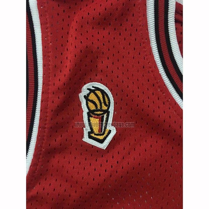 Camiseta Chicago Bulls Michael Jordan NO 23 Mitchell & Ness 1996-97 Rojo